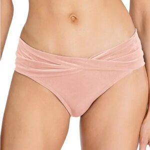 NWT Robin Piccone Roxy Twist Bikini Bottoms in Blush Sold out